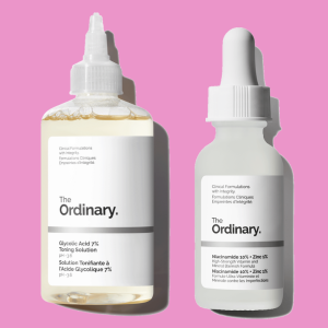 Budget Pack The Ordinary Niacinamide 10%+Zinc 1%(30ml) & Glycolic Acid 7% Exfoliating Toner(240ml)