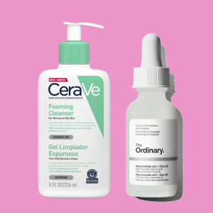 CeraVe Foaming Cleanser (236ml) & The Ordinary Niacinamide 10%+Zinc 1% (30ml)