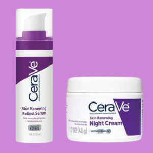 Budget Pack CeraVe Skin Renewing Night Cream (48g) & CeraVe Skin Renewing Retinol Serum (30ml)