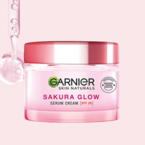 Garnier Sakura Glow Hyaluron Serum Cream With SPF 30/PA+++ (50ml)