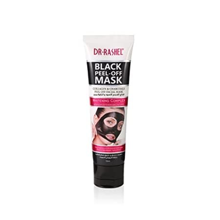 Dr-Rashel Black Peel-Off Mask Collagen & Charcoals Remove Blackheads (100ml) - Image 3