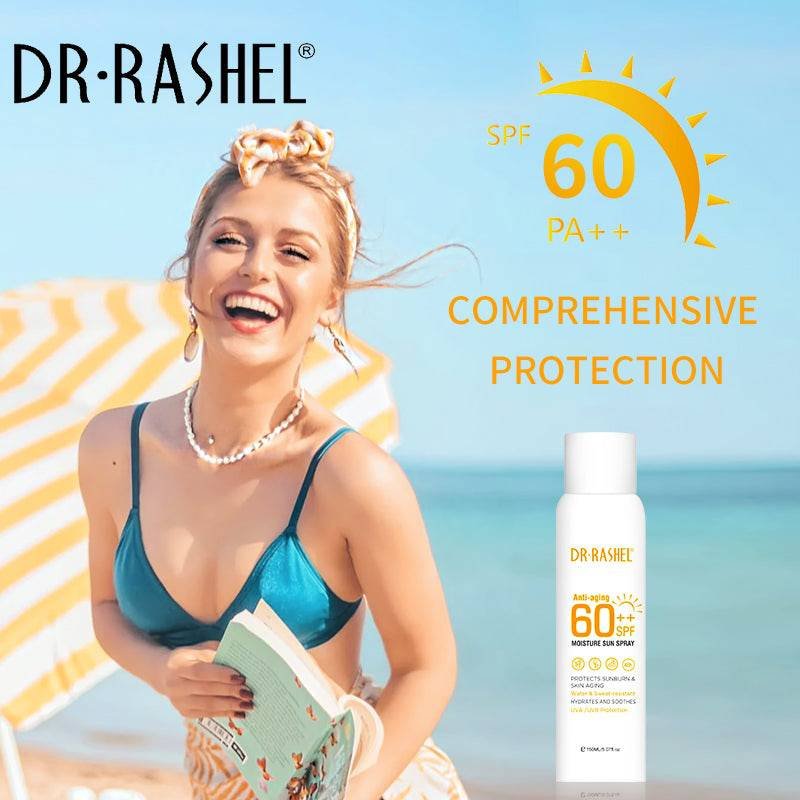 DR RASHEL Anti-aging and Moisture Sun Spray SPF 60++ (150ml) - Image 2