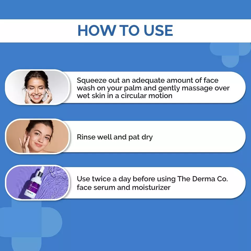 Dermaco 1% Salicylic Acid Gel Daily Face Wash - 30ml EXP 6/2026 - Image 4