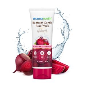 Mamaearth Beetroot Gentle Face Wash With Beetroot & Hyaluronic Acid (100ml)
