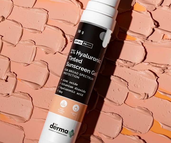 Dermaco 1% Hyaluronic Tinted Sunscreen Gel for Broad Spectrum Protection SPF 60 - Image 2