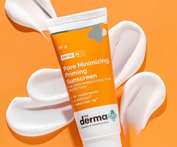 Dermaco Pore Minimizing Priming Sunscreen with SPF 50 & PA+++ For Open Pores & UVA/UVB Protection (50g)