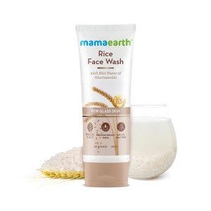 Mamaearth Rice Face Wash With Rice Water & Niacinamide for Glass Skin (100ml)