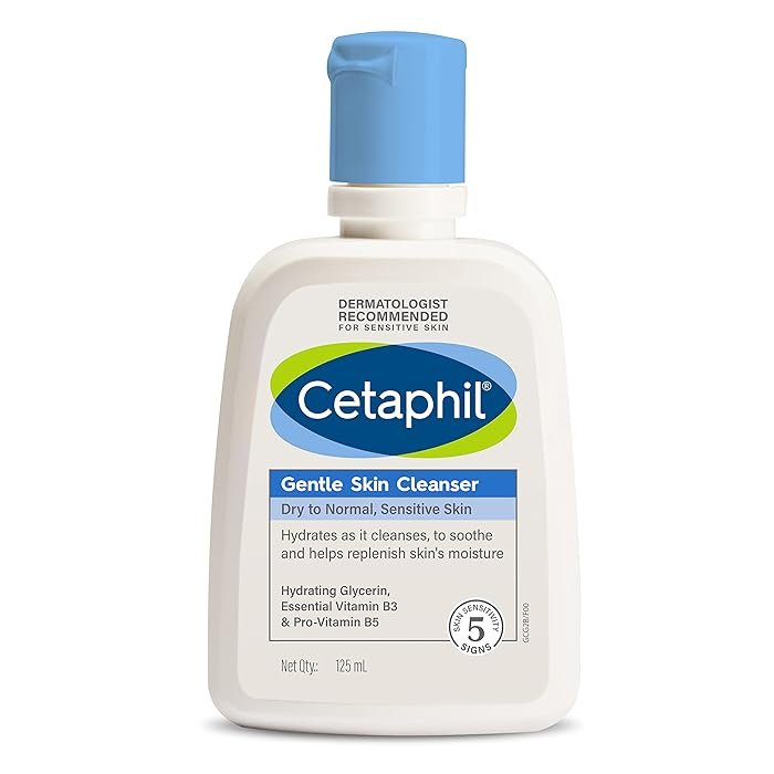 Cetaphil Gentle Skin Cleanser Dry to Normal, Sensitive Skin (125ml)