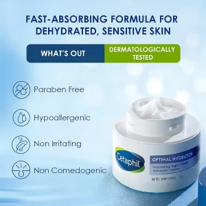 Cetaphil Optimal Hydration Replenishing Night Cream (50g)
