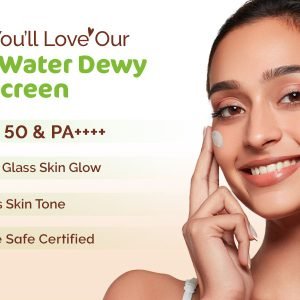 Mamaearth Rice Water Dewy Sunscreen (50g)