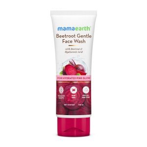 Mamaearth Beetroot Gentle Face Wash With Beetroot & Hyaluronic Acid (100ml)