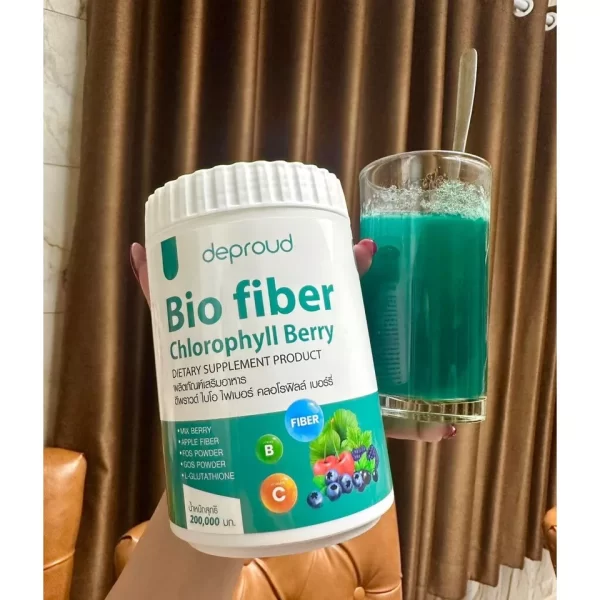 Deproud Bio Fiber Chlorophyll Berry Powder Drink Supplement - Image 3