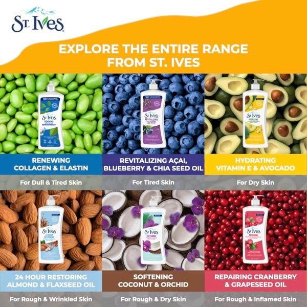 St. Ives Renewing Collagen & Elastin Body Lotion (621ml) - Image 4
