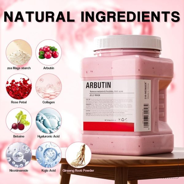 Arbutin Whitening, Melanin & Freckles, Anti-acne Jellly Mask - Image 3