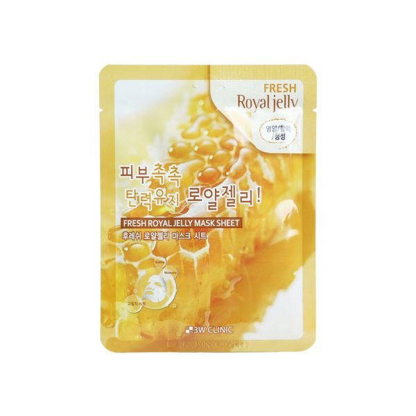3W Clinic Fresh Royal Jelly Sheet Mask (10pcs)