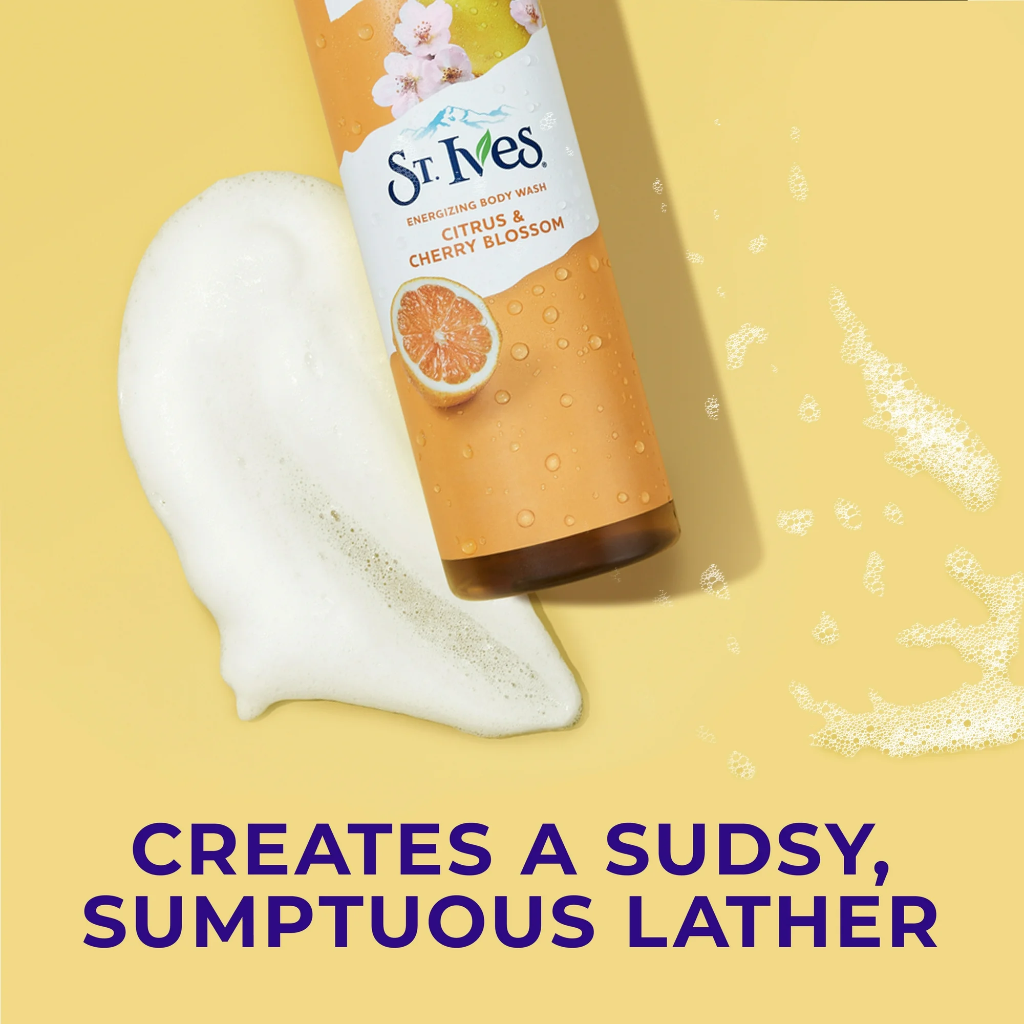 St. Ives Citrus & Cherry Blossom Body Wash (650ml) - Image 5