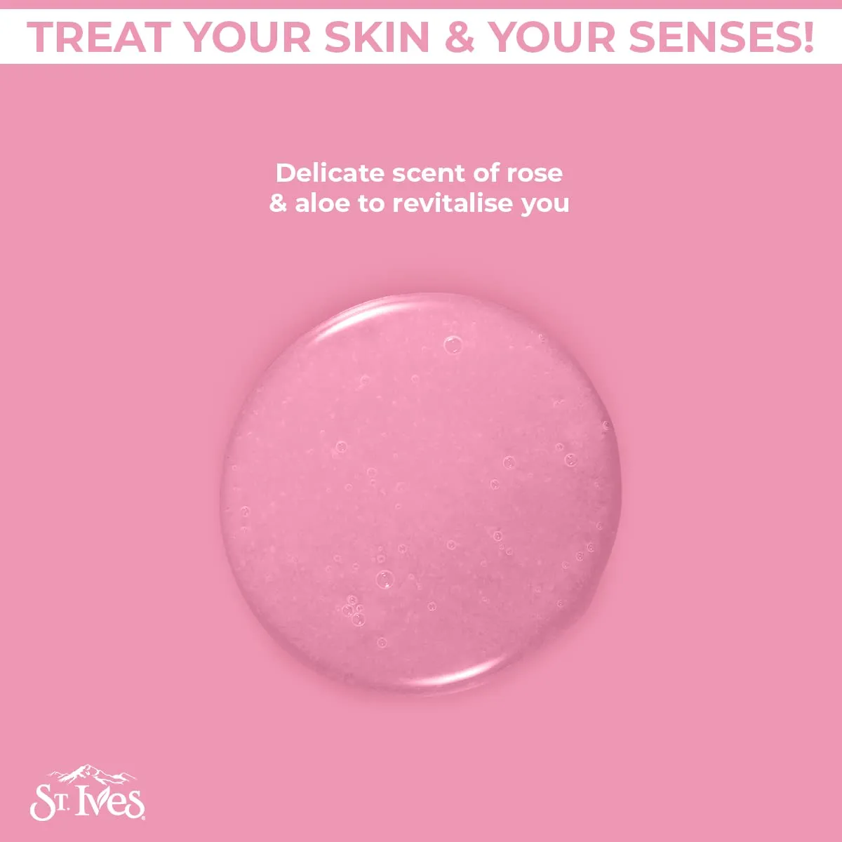 St Ives Rose Water & Aloe Vera Refreshing Body Wash (650ml) - Image 4