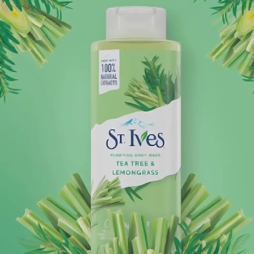 St’Ives Tea Tree & Lemongrass Body Wash (650ml) - Image 3