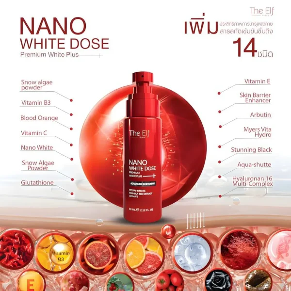 The Elf Nano White Dose Premium White Plus Body Serum (60ml) - Image 4