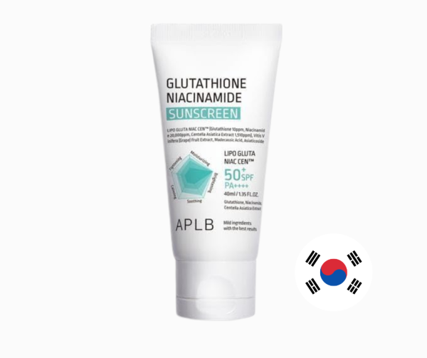 APLB Glutathione Niacinamide Sunscreen SPF 50 (40ml)