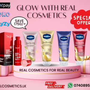 Flash Offer The Elf Nano White Dose Premium White Plus Serum (60ml) & Vaseline Healthy Bright Gluta-Hya  Lotion