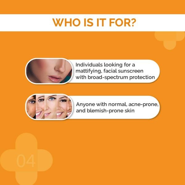 Derma Co Ultra Matte Sunscreen Gel with SPF 60 & PA+++ (50g) - Image 5