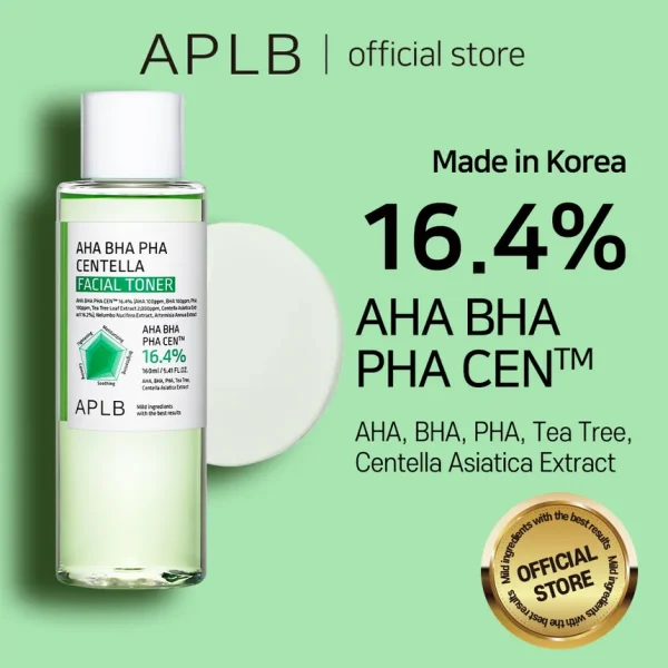 APLB AHA BHA PHA Centella Facial Toner (160ml) - Image 2