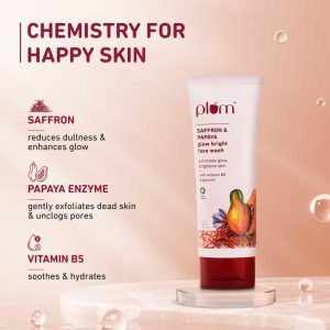 Plum Saffron & Papaya Glow Face Wash (100ml)