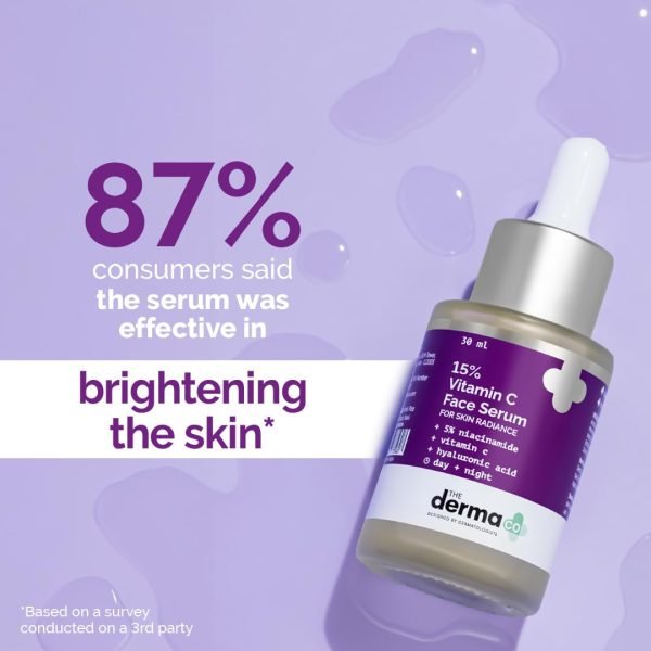 The Derma Co 15% Vitamin C Face Serum - 30ml - Image 4