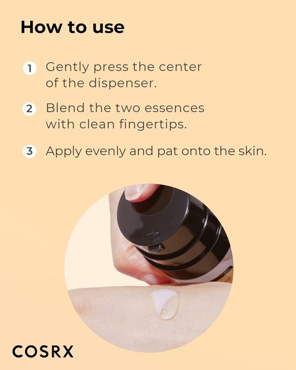 COSRX Niacinamide 5% + Snail Mucin 74% Dual Essence (80ml) - Image 4