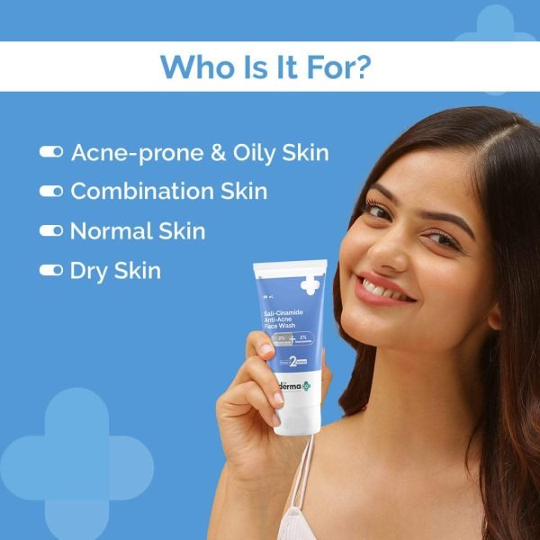 Derama Co Sali-Cinamide Anti-Acne Face Wash - 80ml - Image 4