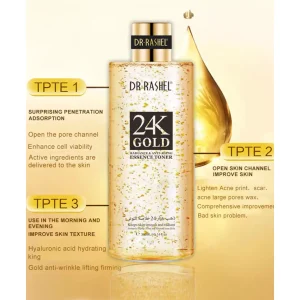 Dr. Rashel 24K Gold Radiance & Anti-Aging Essence Toner – 300ml