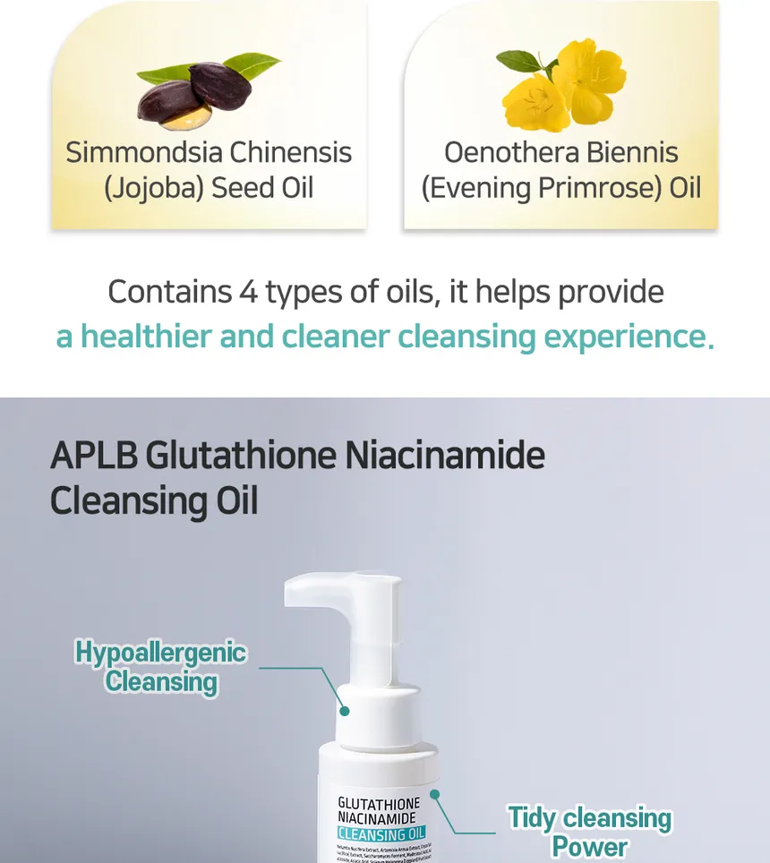 APLB Glutathione Niacinamide Cleansing Oil (105ml) - Image 6
