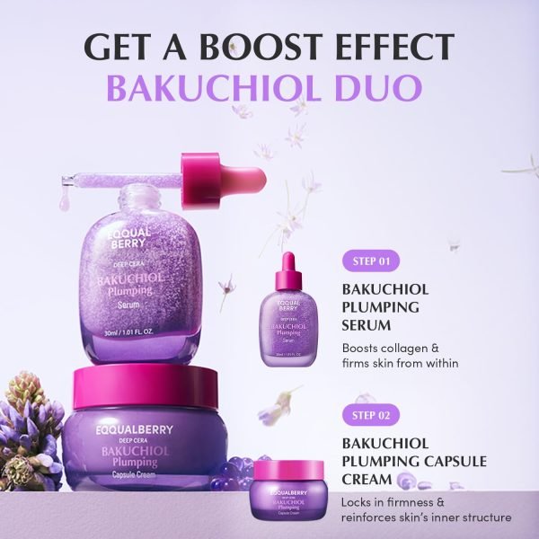 EQQUALBERRY Bakuchiol Plumping Serum-(30ml) - Image 6