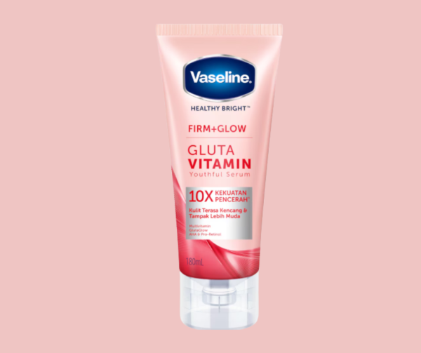 Vaseline Healthy Bright Firm +Glow Gluta Vitamin Youthful Body Serum (180ml)