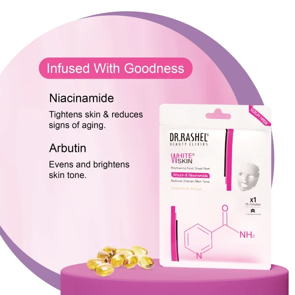Dr Rashel White Skin Sheet Mask Pack (5/10) - Image 4