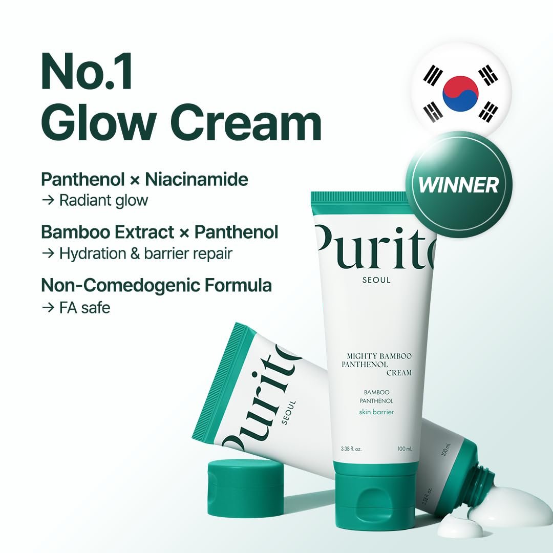 PURITO Mighty Bamboo Panthenol Cream-100ml - Image 3