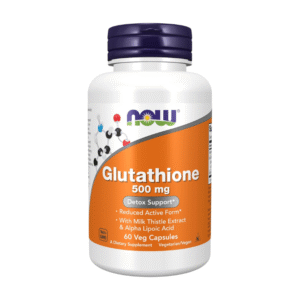 NOW Foods Supplements, Glutathione 500 mg Detox Support-60 Veg Capsules