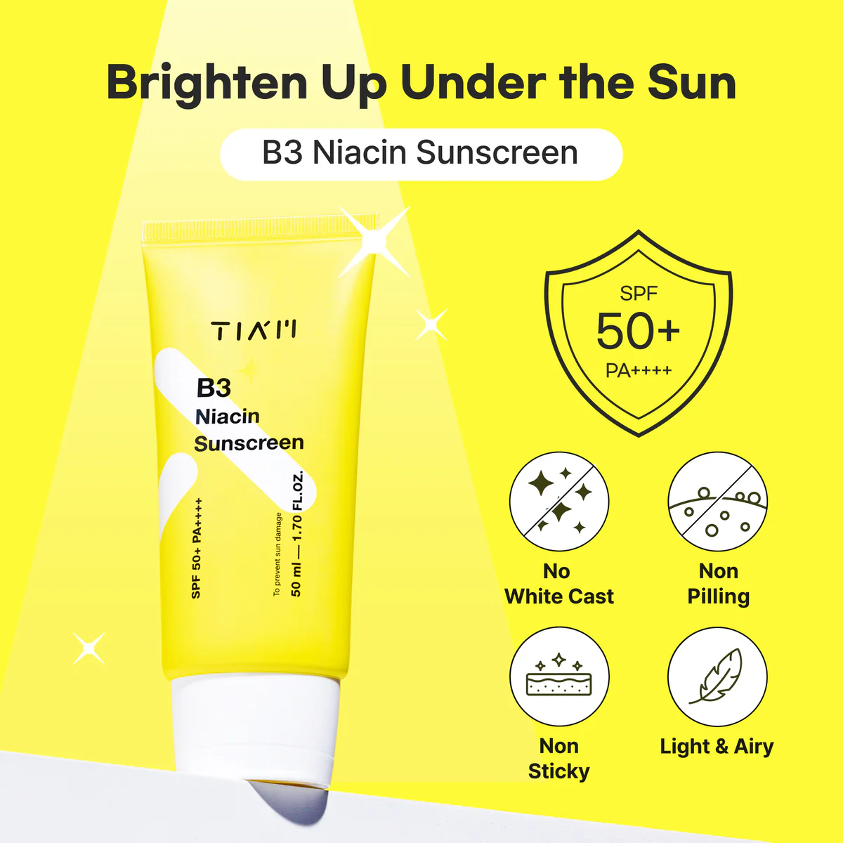 TIA'M B3 Niacin Sunscreen (50ml) - Image 2