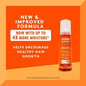 Cantu Shea Butter Wave Whip Curling Mousse (248ml)