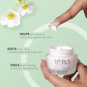 Lotus White Glow Whitening Gel Cream (60g)