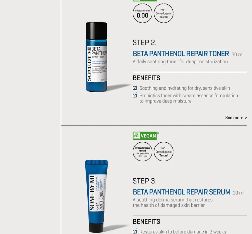 SOME BY MI - Beta Panthenol Repair Starter Kit - Image 4
