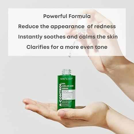 NINELESS A-Control 10% Azelaic Acid Serum-30ml - Image 2