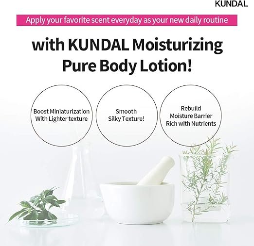 KUNDAL Honey & Macadamia Body Lotion, Cherry Blossom-500ml - Image 4