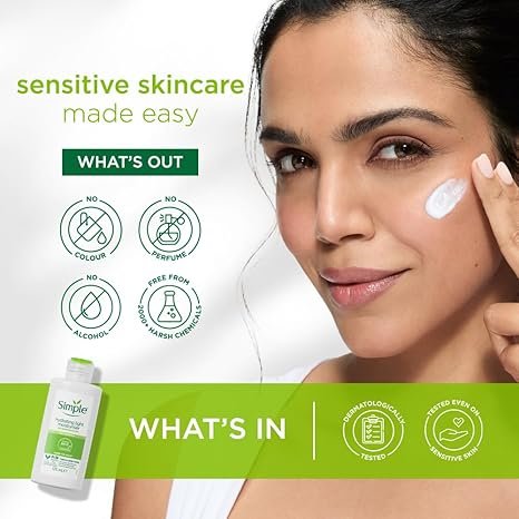 Simple Kind To Skin Hydrating Light Moisturiser -(125ml) - Image 4