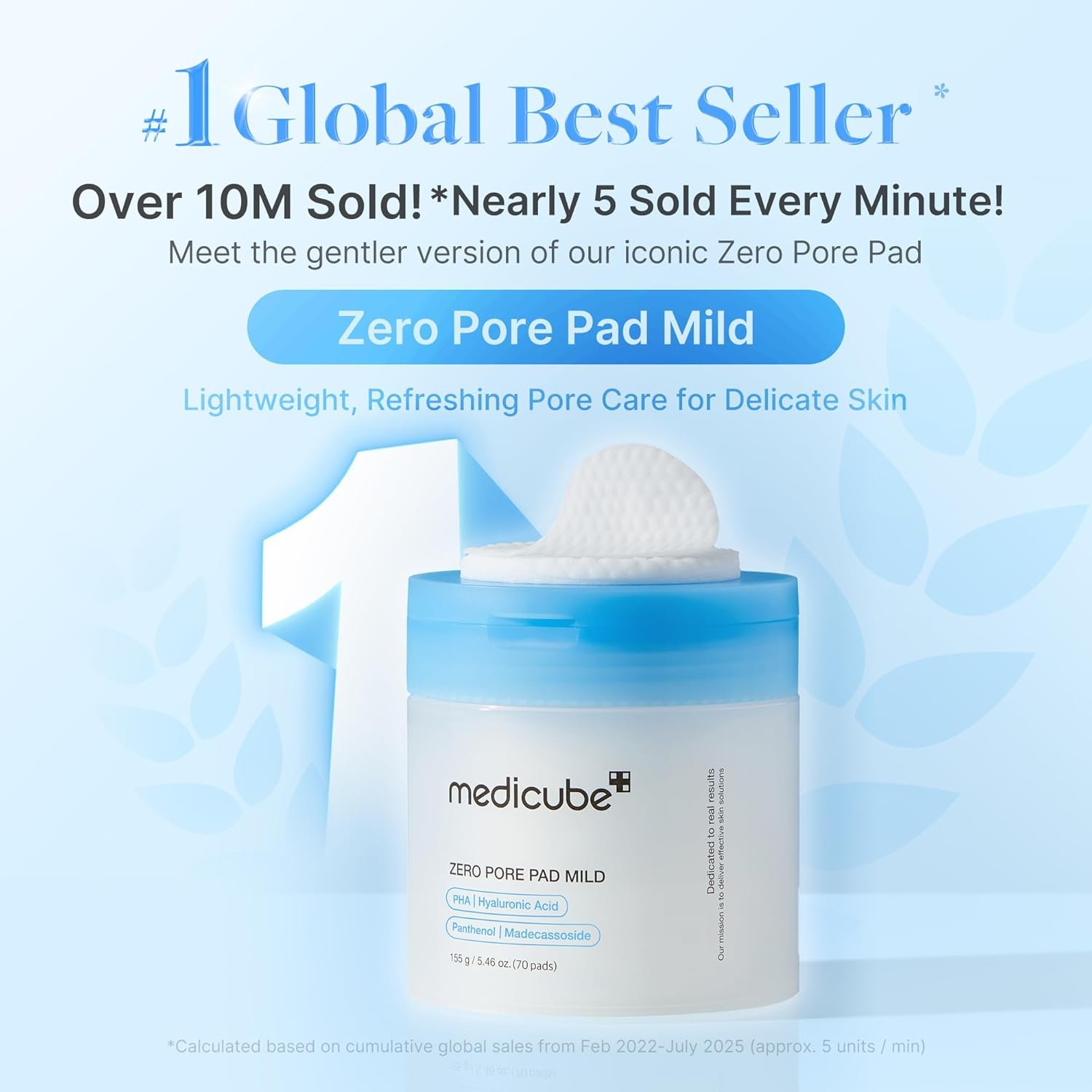 Medicube Toner Pads Zero Pore Pad Mild 2.0-(155g) - Image 2
