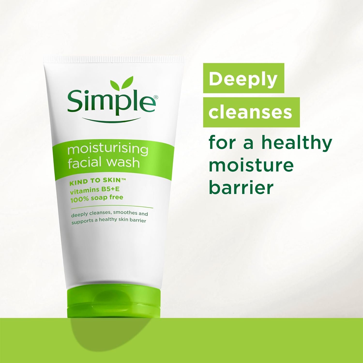Simple Kind to Skin Moisturising Facial Wash-150ml - Image 3