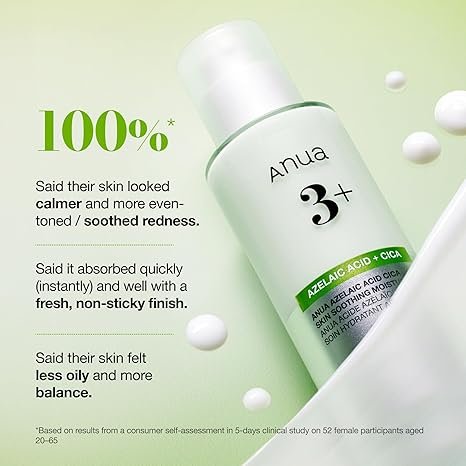 ANUA Azelaic Acid CICA Skin Soothing Moisturizer-100ml - Image 5