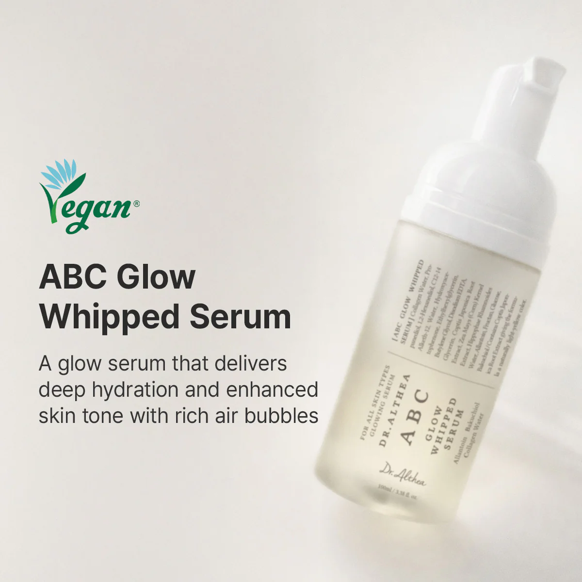 Dr.Althea ABC Glow Whipped Serum-100ml - Image 2