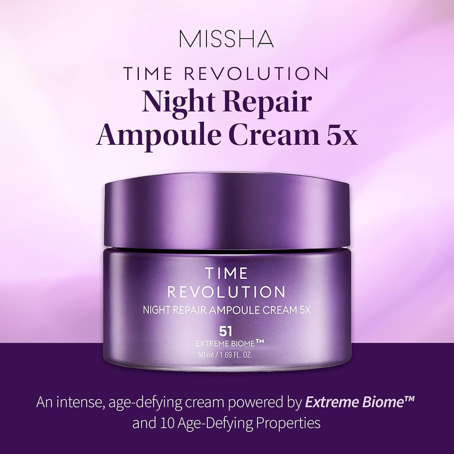 MISSHA Time Revolution Night Repair Ampoule Cream-50ml
